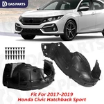 W/ Clips Front Side Fender Liner Set For 2017-2019 Honda Civic Hatchback Sport. Fixed Price $67.69.