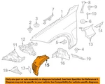 Bmw Oem 15-16 X6-front Fender Liner Splash Shield Right 51717335112. Fixed Price $146.52.