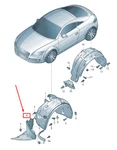 New Audi Tt 8j Front Left Inner Fender Liner Splash Guard 8j0821191j No Duty. Fixed Price $21.57.
