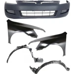 Front Fenders And Bumper Cover Kit Honda Accord With Fender Liners 2003-2005. Fixed Price $973.45.
