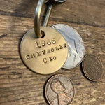 1966 Chevrolet C-10 Truck Solid Brass Key Fob 66 Chevy Pick Up Longbed Fleet. Fixed Price $14.95.