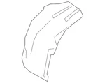 Genuine Bmw Rear Fender Liner 51-71-9-448-745. Fixed Price $101.39.