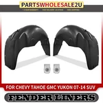 2x New Rear Inner Fender Liners With 17" Wheels For Chevy Tahoe Gmc Yukon 07-14. Fixed Price $232.99.