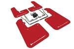 Rally Armor Red Mud Flaps White Logo For 2015-2018 Volkswagen Mk6 Jetta. Fixed Price $164.50.