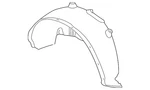 Genuine Volkswagen Fender Liner 1c0-810-972-g. Fixed Price $201.59.