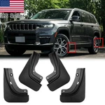 4pcs Front Rear Black Mud Flaps Splash Guards For Jeep Grand Cherokee 2022-2024. Fixed Price $40.99.