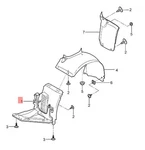 Genuine Porsche Boxster Cayman Wheel Housing Liner Left Front 98750412305. Fixed Price $145.19.