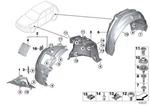 Bmw 2 Ser. F22 F22lci F23 F23lci 14-16 Oem Fender Liner Splash Guard 51717312838. Fixed Price $109.99.