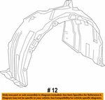 53805-33070 Toyota Liner, Front Fender, Rh 5380533070, New Genuine Oem Part. Fixed Price $131.20.