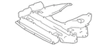 Genuine Nissan Radiator Support Splash Shield 75890-9hs0a. Fixed Price $211.90.