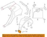 Ford Oem 15-19 Mkc Quarter Panel Components-deflector Ej7z5811398a. Fixed Price $104.80.