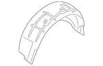 Genuine Audi Wheelhouse Liner 4l0-810-171-c. Fixed Price $184.80.