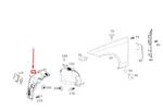 Mb Cls C257 Front Right Wheel Housing Liner Part A2576909501. Fixed Price $132.16.