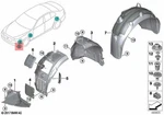 Genuine Bmw G14 G15 G16 840dx 840i 840ix Cover Bottom Left 51718060035. Fixed Price $49.89.