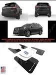 Rally Armor Ur Black Mud Flaps W/ White Logo For 2018-2026 Subaru Ascent. Fixed Price $142.00.