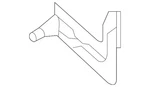 Genuine Nissan Mud Guard 63851-3kl1b. Fixed Price $73.62.