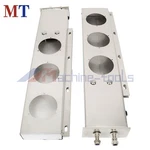 Stainless Steel 30" Mud Flap Hanger W/ Light Cutouts Spring Loaded 2 1/2 Patter. Fixed Price $72.50.