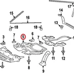 New Genuine Mercedes-benz Engine Center Cover Oe 2305240730. Fixed Price $135.44.