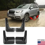 4pcs Black Front Rear Mud Flaps Splash Guards For 2014-2018 Subaru Forester Suv. Fixed Price $46.99.