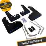 Rally Armor Mf40-ur-blk/bl Black/blue Ur Mud Flaps For 15-17.5 Mkvii Vw Golf R. Fixed Price $164.50.