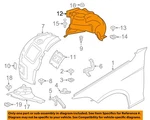 Bmw Oem 430i Xdrive Gran Coupe-rear Fender Liner Splash Shield Right 51717407332. Fixed Price $91.60.