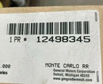 12498345 Gm Splash Guards. Fixed Price $24.50.