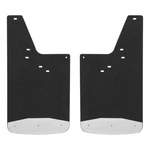 2 Mud Guards Flaps Front Or Rear 12"x23" Textured Rubber Luverne. Fixed Price $127.30.