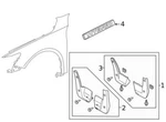 Genuine Honda Splash Guard Set 08p00-tva-100a. Fixed Price $90.71.