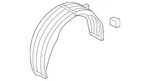 Genuine Hyundai Quarter Panel Splash Shield 86822-2v300. Fixed Price $89.90.