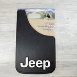 New Jeep Plasticolor Spellout Mud Flap Guards Pair 9x15" Nos. Fixed Price $35.00.