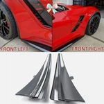 For Corvette C7 Gm Xl Extended 2014-19 Carbon Fiber Front Splash Guards Mud Flap. Fixed Price $81.69.