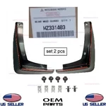 Genuine Rear Mud Guards Left & Right Set2pcs Oem Mitsubishi Mirage 2021-2024. Fixed Price $66.00.