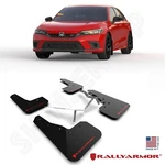 Rally Armor Black Mud Flaps W/ Red Logo For 2022-2026 Honda Civic Except Type R. Fixed Price $156.75.