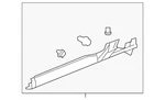 Genuine Honda Rocker Panel Guard 71950-t6z-a00. Fixed Price $152.94.