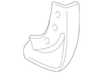 Genuine Lexus Mud Guard 76625-48010-b0. Fixed Price $131.39.