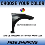 New Painted Passenger Side Front Fender For 2011-2016 Hyundai Elantra. Fixed Price $245.88.