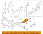 Bmw Oem 07-13 328i Floor-underbody Shield Left 51757065909. Fixed Price $126.42.