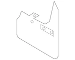 Genuine Audi Splash Guards - Front 80a-075-111. Fixed Price $146.44.