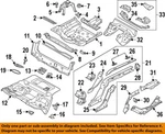 Audi Oem 21-22 Rs5 Sportback Rear Body Floor Rails-under Cover 8w8825216a. Fixed Price $119.68.
