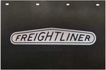 Freightliner Black & Silver 24" X 15" Poly Plastic Semi Truck Mud Flaps-set Of 2. Fixed Price $89.99.
