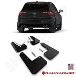 Rally Armor Black Mud Flaps Red Logo For 2022-2025 Volkswagen Mk8 Gti & Golf R. Fixed Price $166.25.