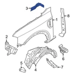 For Ford Ranger 2024-2026 M2dz16b116c Rear Right Fender Bracket. Fixed Price $19.57.