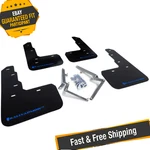 Rally Armor Mf47-ur-blk/bl Black/blue Mud Flaps For 2017-2021 Honda Civic Type R. Fixed Price $172.75.