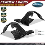 2x Front Hdpe Inner Fender Liners Splash Guard Shield For Honda Odyssey 11-13. Fixed Price $217.89.