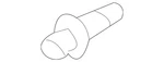 Genuine Nissan Mud Guard Screw 08340-51208. Fixed Price $1.74.