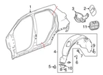 Gm Oem Wheelhouse Liner 42666243 New In Package. Fixed Price $105.00.