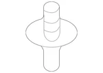 Genuine Ford Fender Liner Retainer W705589-s0. Fixed Price $7.50.
