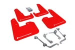 Rally Armor Mf15 Ur Rd/wh Mud Flap Kit For 2008-14 Subaru Sti/wrx Hatch. Fixed Price $181.50.