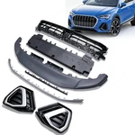 Fit 2019 2020-2023 Audi Q3 7pc Front Bumper Cover Grille Lower Spoiler Strip Set. Fixed Price $249.99.