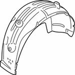 Genuine Bmw Cover, Wheel Housing, Rear R 51-71-7-443-106 New. Fixed Price $136.19.